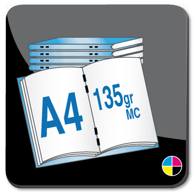 Toon details van Brochures A4 135 gr MC