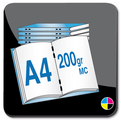 Toon details van Brochures A4 200 gr MC