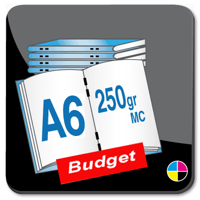 Toon details van Brochures A6 250 gr MC gesatineerd BUDGET