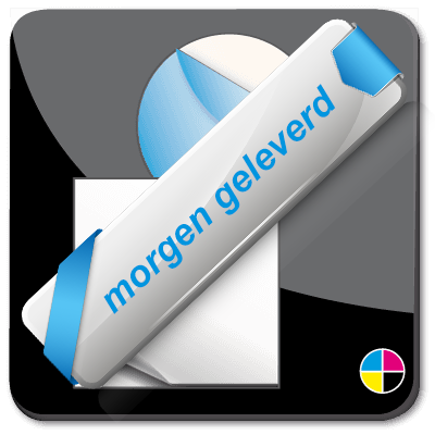 Toon details van Stickers digitaal, voor 15.00 uur besteld, morgen geleverd.